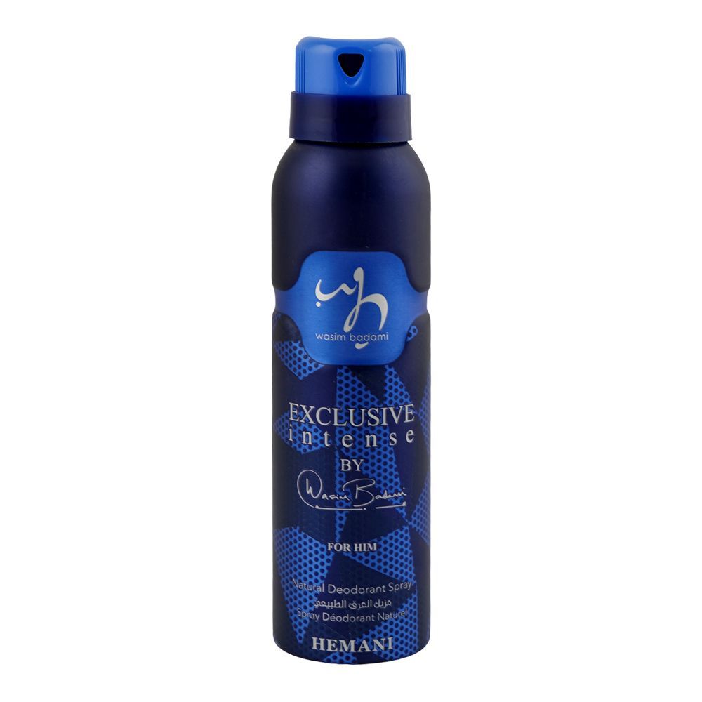 Wasim Badami Exclusive Intense Body Spray, For Men, 150ml - Main Image