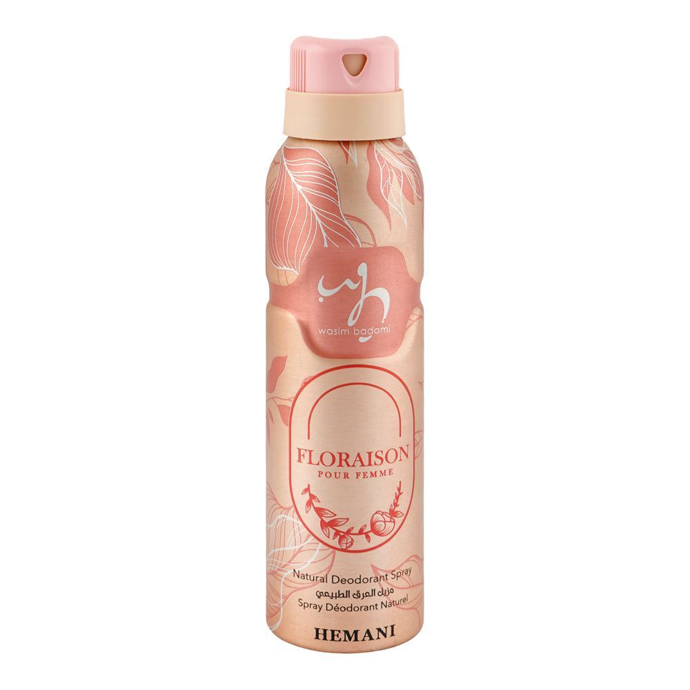 Wasim Badami Floraison Pour Femme Body Spray, For Women, 150ml - Main Image