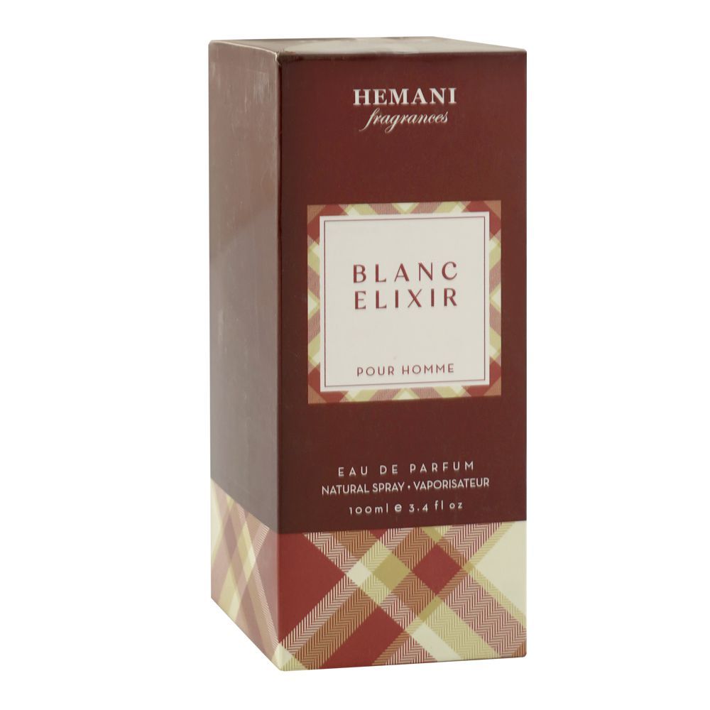 Hemani Blanc Elixir Pour Homme, Eau De Parfum, For Men, 100ml - Image 2