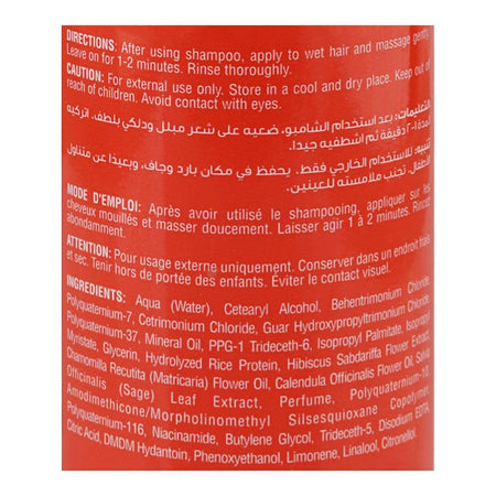 Bio Luxe Naturals Flower Based Hibis Color Protect Conditioner, Niacinamide, For Color Treated Hair, 480ml - Image 3