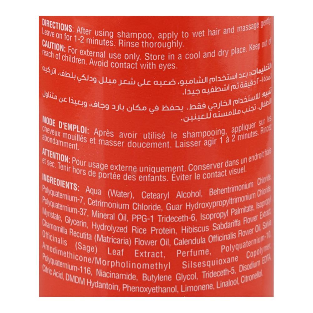 Bio Luxe Naturals Flower Based Hibis Color Protect Conditioner, Niacinamide, For Color Treated Hair, 480ml - Image 3