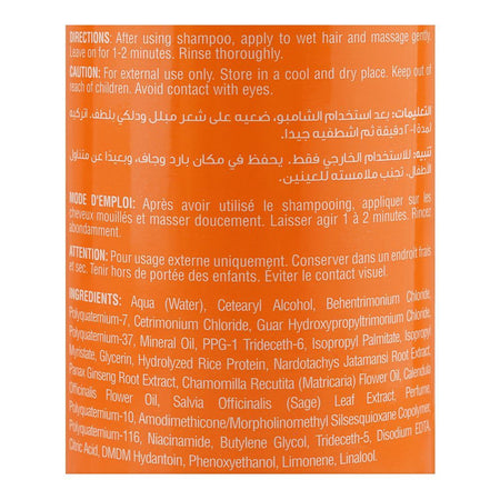 Bio Luxe Naturals Root Based Ginseng Anti-Hair Fall Conditioner, Niacinamide, For Hair Fall, 480ml - Image 3
