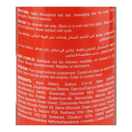Bio Luxe Naturals Flower Based Hibis Color Protect Shampoo, Niacinamide, For Color Treated Hair, 480ml - Image 3