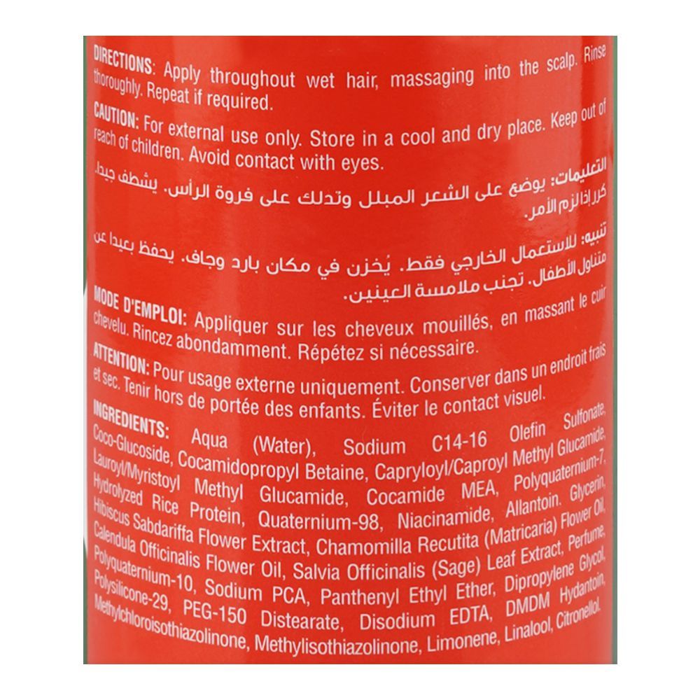 Bio Luxe Naturals Flower Based Hibis Color Protect Shampoo, Niacinamide, For Color Treated Hair, 480ml - Image 3