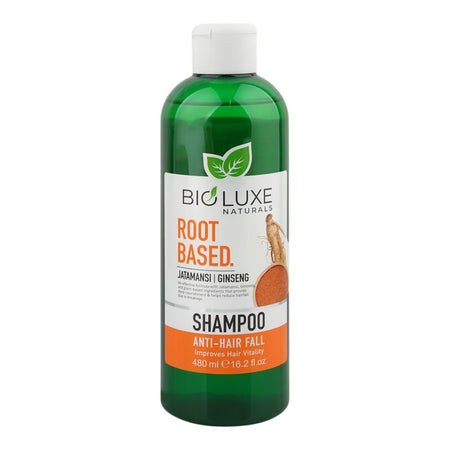 Bio Luxe Naturals Root Based Ginseng Anti-Hair Fall Shampoo, Niacinamide, For Hair Fall, 480ml - Main Image
