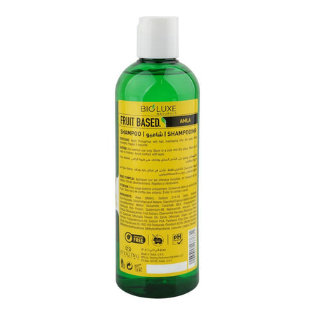 Bio Luxe Naturals Fruit Based Amla Repairing Shampoo, Niacinamide, For Dry Hair, 480ml - Image 2