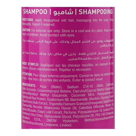 Bio Luxe Naturals Seed Based Onion Thickening Shampoo, Niacinamide, For Thick Hair, 480ml - Image 3