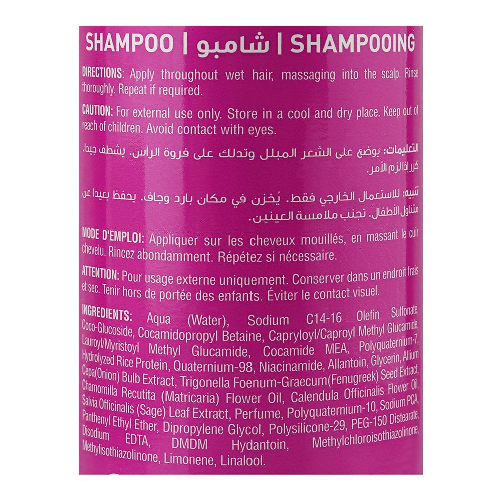 Bio Luxe Naturals Seed Based Onion Thickening Shampoo, Niacinamide, For Thick Hair, 480ml - Image 3
