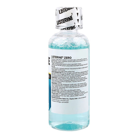 Listerine Zero Mouth Wash, 100ml Thai - Image 2