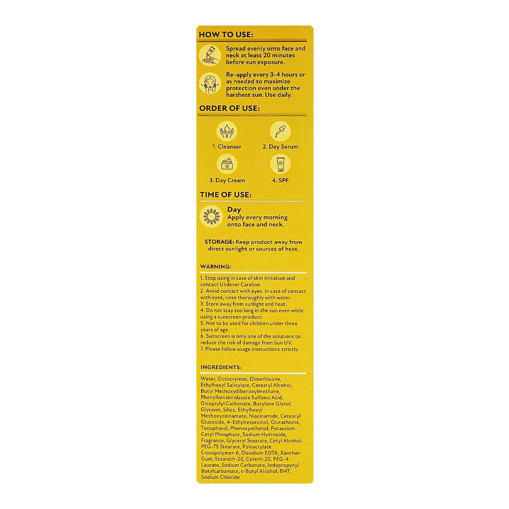 Pond's UV Miracle Protect & Repair Bright SPF50 PA++++ Niasorcinol Sunscreen 50g - Image 4