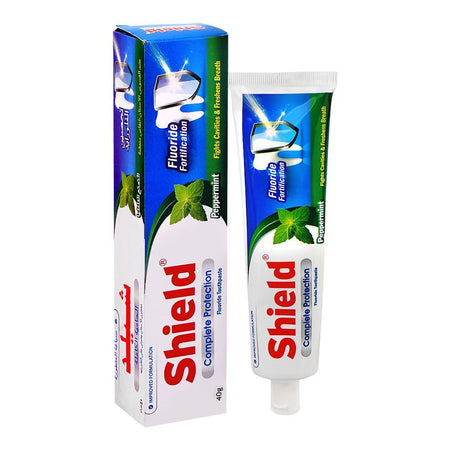 Shield Complete Protection Peppermint Fluoride Toothpaste, 40g - Main Image