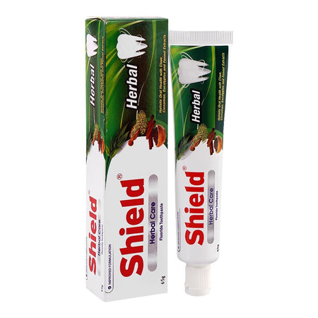 Shield Herbal Care Herbal Flouride Toothpaste, 65g - Main Image