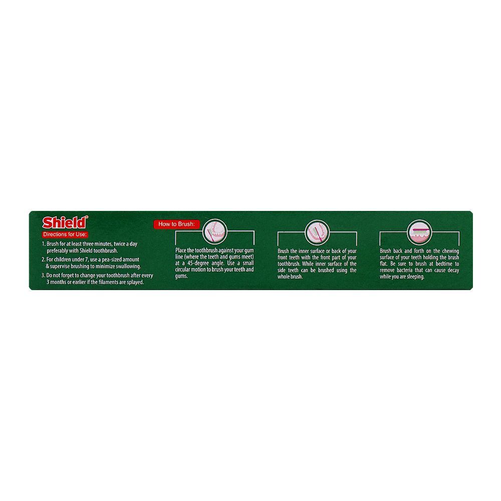 Shield Herbal Care Herbal Flouride Toothpaste, 65g - Image 3