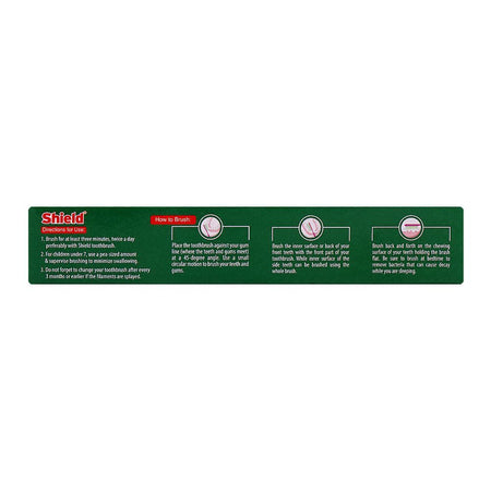 Shield Herbal Care Herbal Flouride Toothpaste, 65g - Image 3