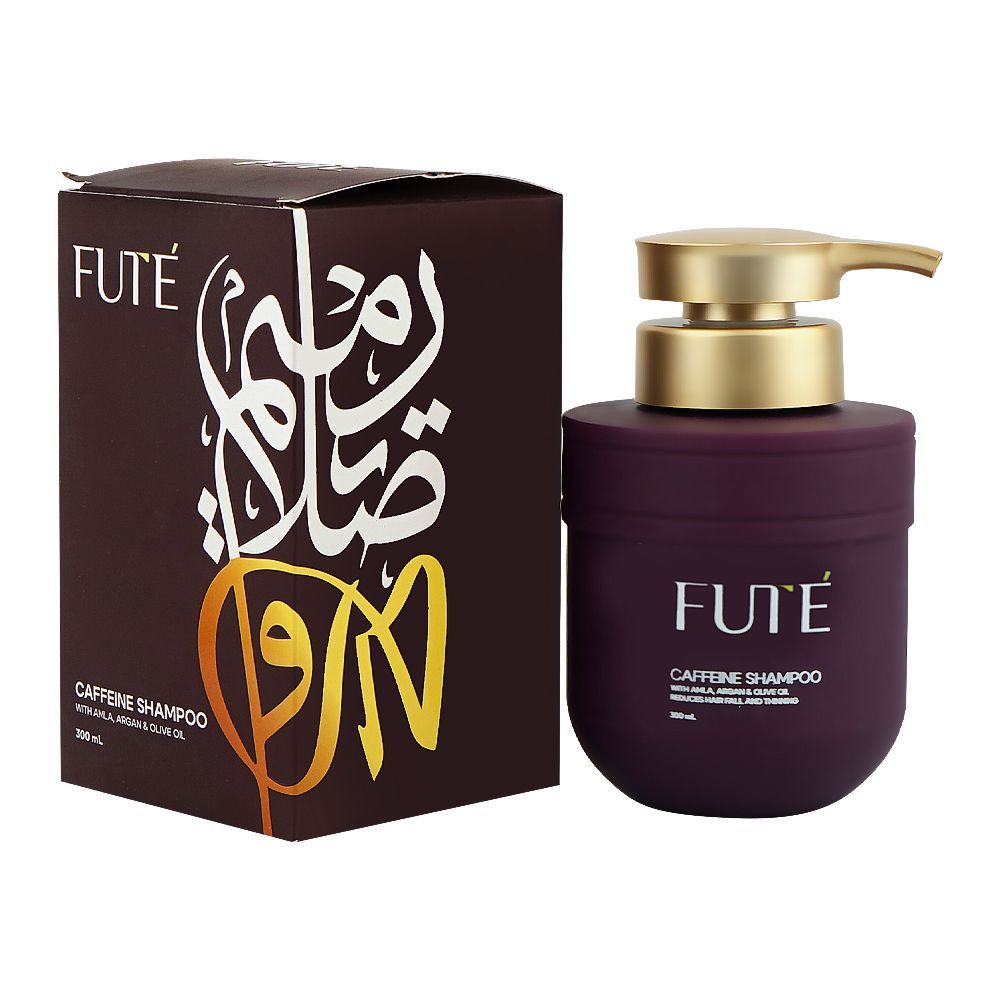 Fute Amla, Argan & Olive Oil Caffeine Shampoo, 300ml - Main Image
