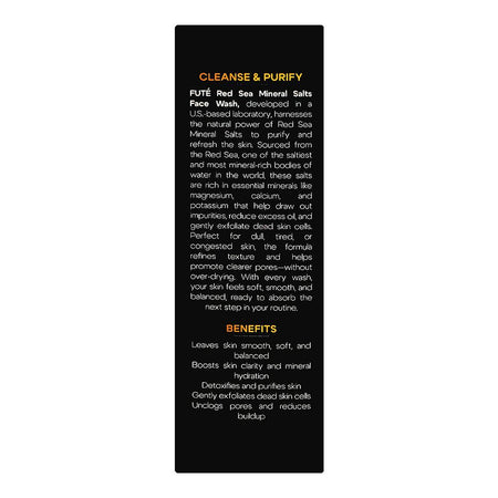 Fute Red Sea Mineral Salt Face Wash, 50ml - Image 2