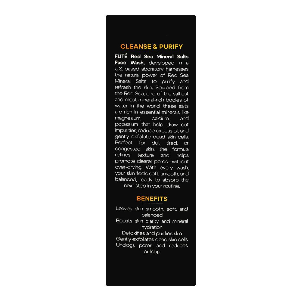 Fute Red Sea Mineral Salt Face Wash, 50ml - Image 2