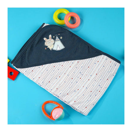 TG Kids Center Baby Roll Wrapping Sheet, Sky Blue Polar White - Image 2