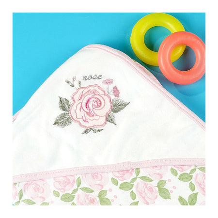 TG Kids Center Baby Roll Wrapping Sheet, White Pine Rose - Image 3