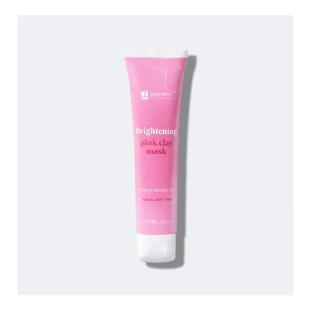 Jen Pharm Brightening Pink Clay Mask, Ascorbic Acid, Aloe Vera, For All Types Of Skin, 40g - Main Image