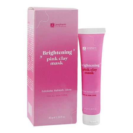 Jen Pharm Brightening Pink Clay Mask, Ascorbic Acid, Aloe Vera, For All Types Of Skin, 40g - Image 5