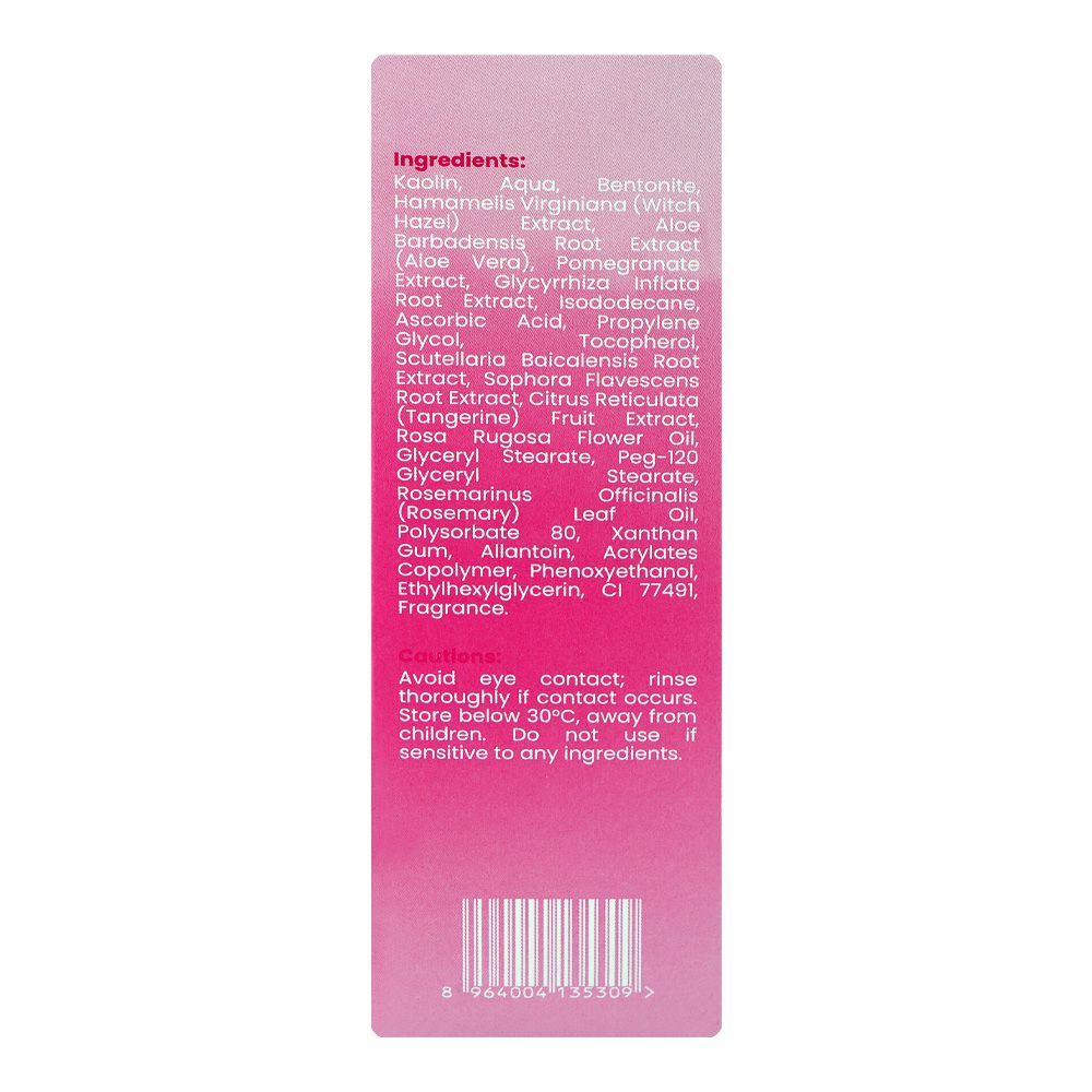 Jen Pharm Brightening Pink Clay Mask, Ascorbic Acid, Aloe Vera, For All Types Of Skin, 40g - Image 6