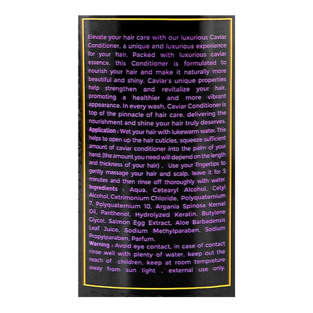 Silky Cool Caviar Conditioner, For All Types Of Hair, 500ml - Image 3