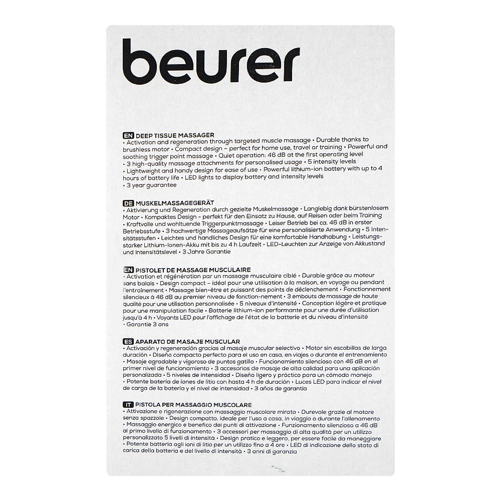 Beurer Massage Gun Compact Power, MG-89 - Image 6