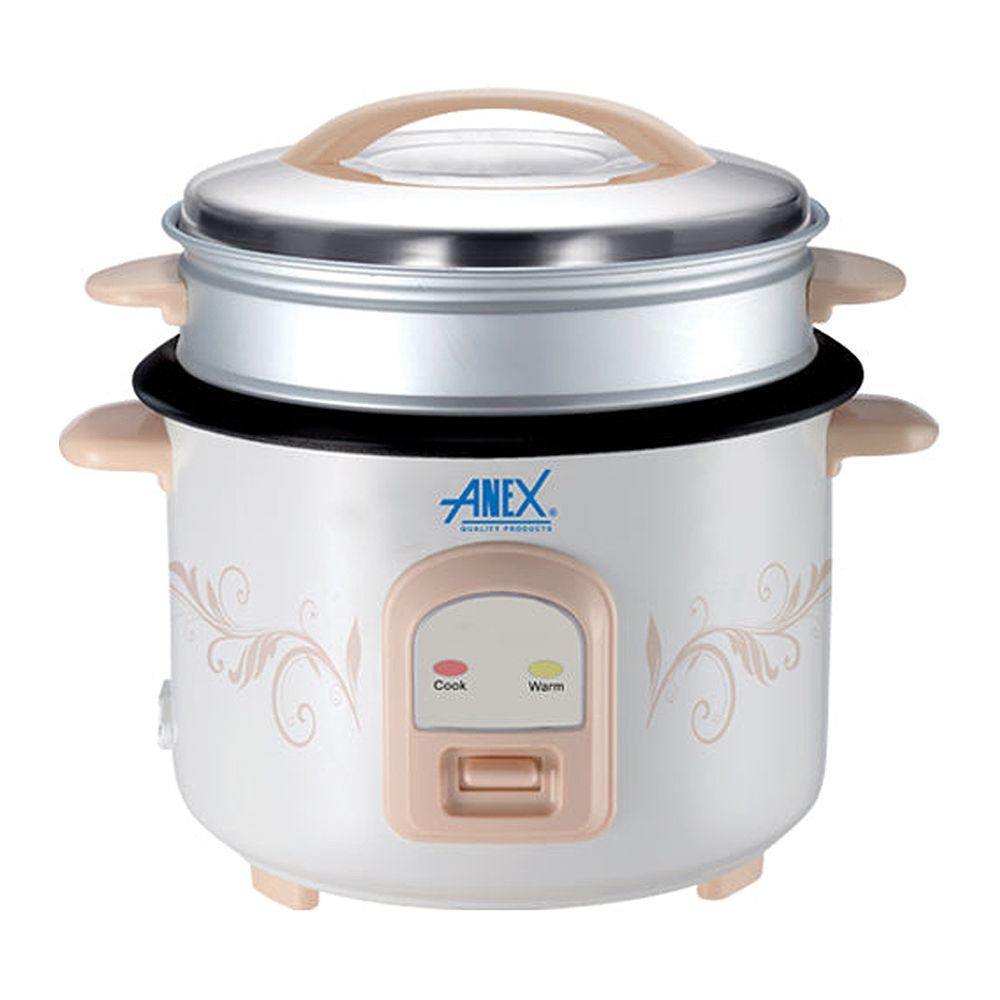 Anex Deluxe Rice Cooker, 900W, 220-240V, 2.2 Liters, AG-2023 - Main Image