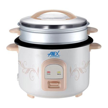 Anex Deluxe Rice Cooker, 900W, 220-240V, 2.2 Liters, AG-2023 - Main Image
