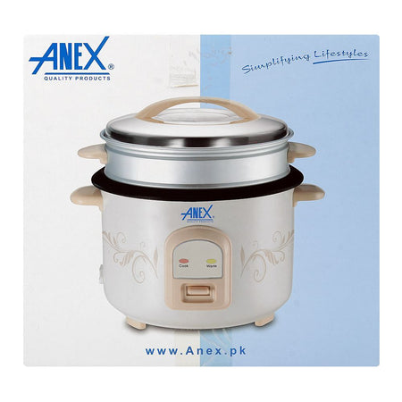Anex Deluxe Rice Cooker, 900W, 220-240V, 2.2 Liters, AG-2023 - Image 3