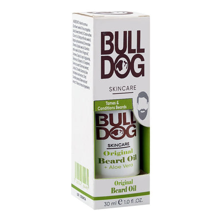 Bull Dog Skin Care Tames & Condition Original Beard Oil, Aloe Vera, Jojoba Seed Oil, 30ml - Main Image