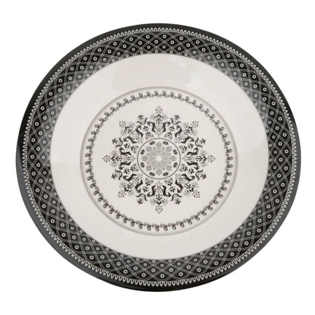Sky Melamine Deep Plate, New Black, 8 Inch - Image 2