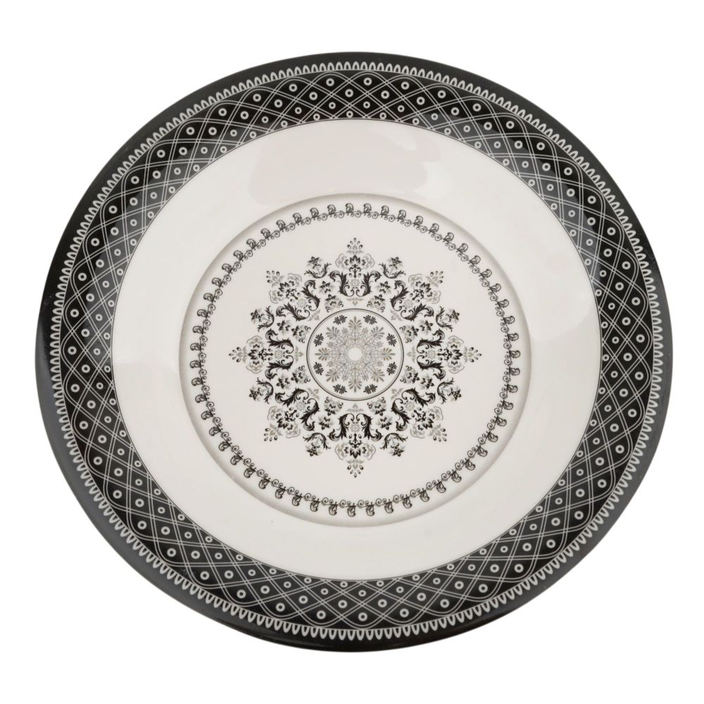 Sky Melamine Deep Plate, New Black, 8 Inch - Image 2