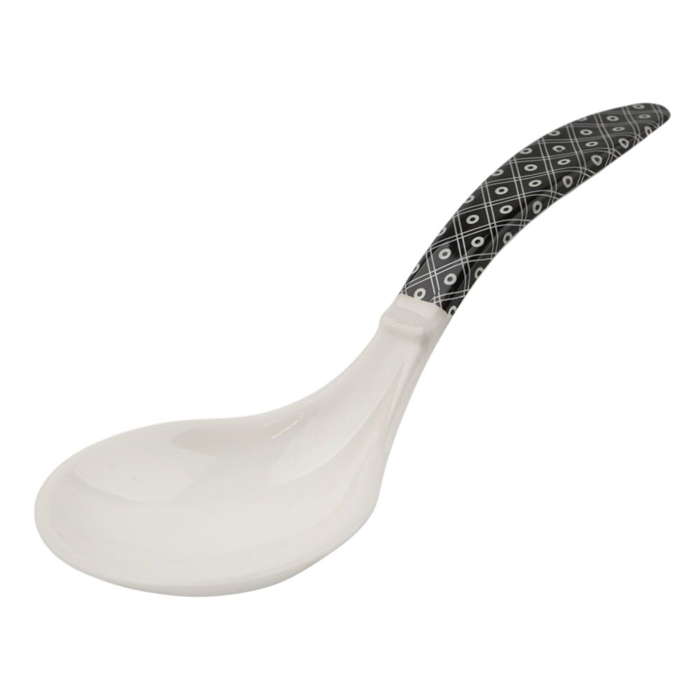 Sky Melamine Soup Spoon Big, New Black, 1-Pack - Main Image
