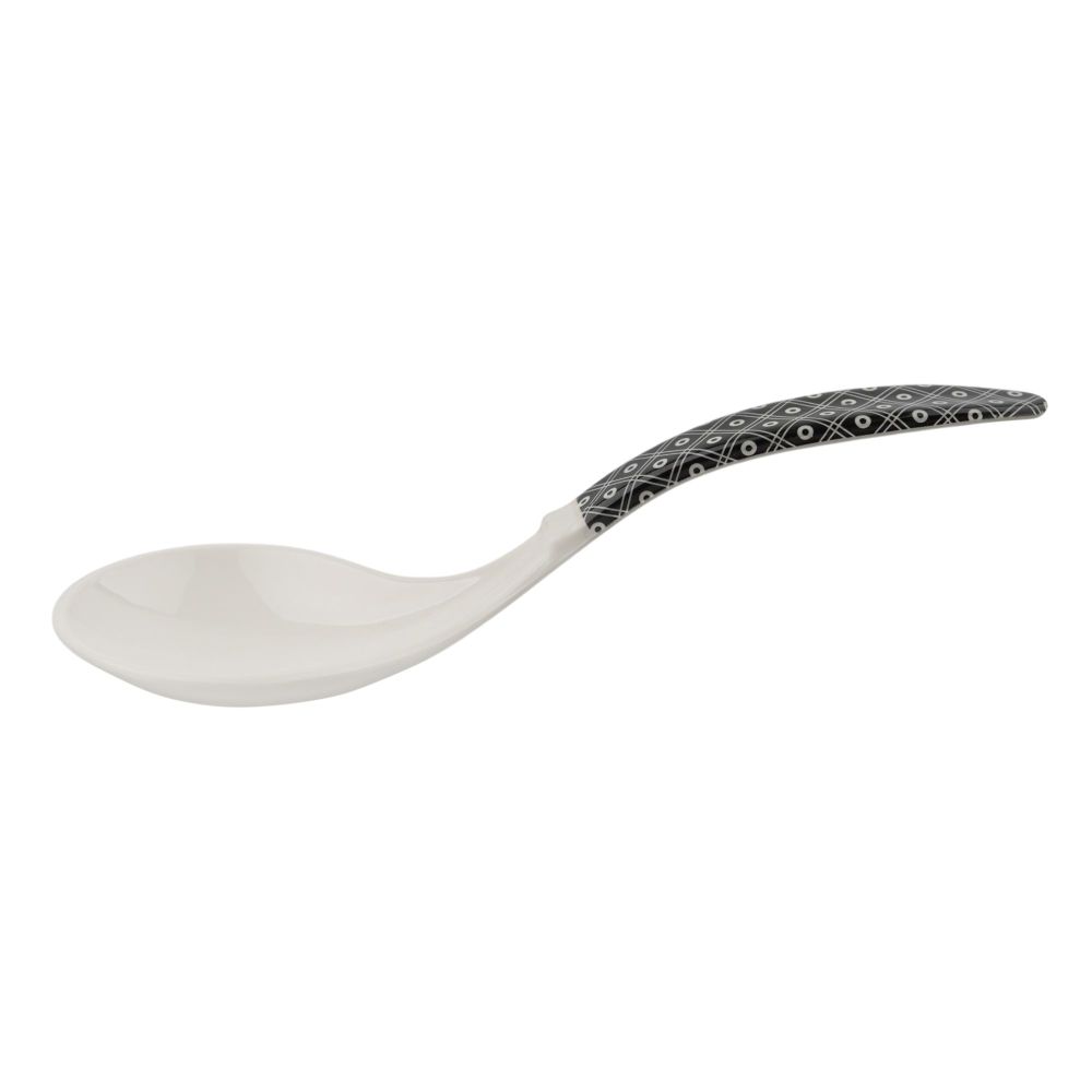 Sky Melamine Soup Spoon Big, New Black, 1-Pack - Image 2