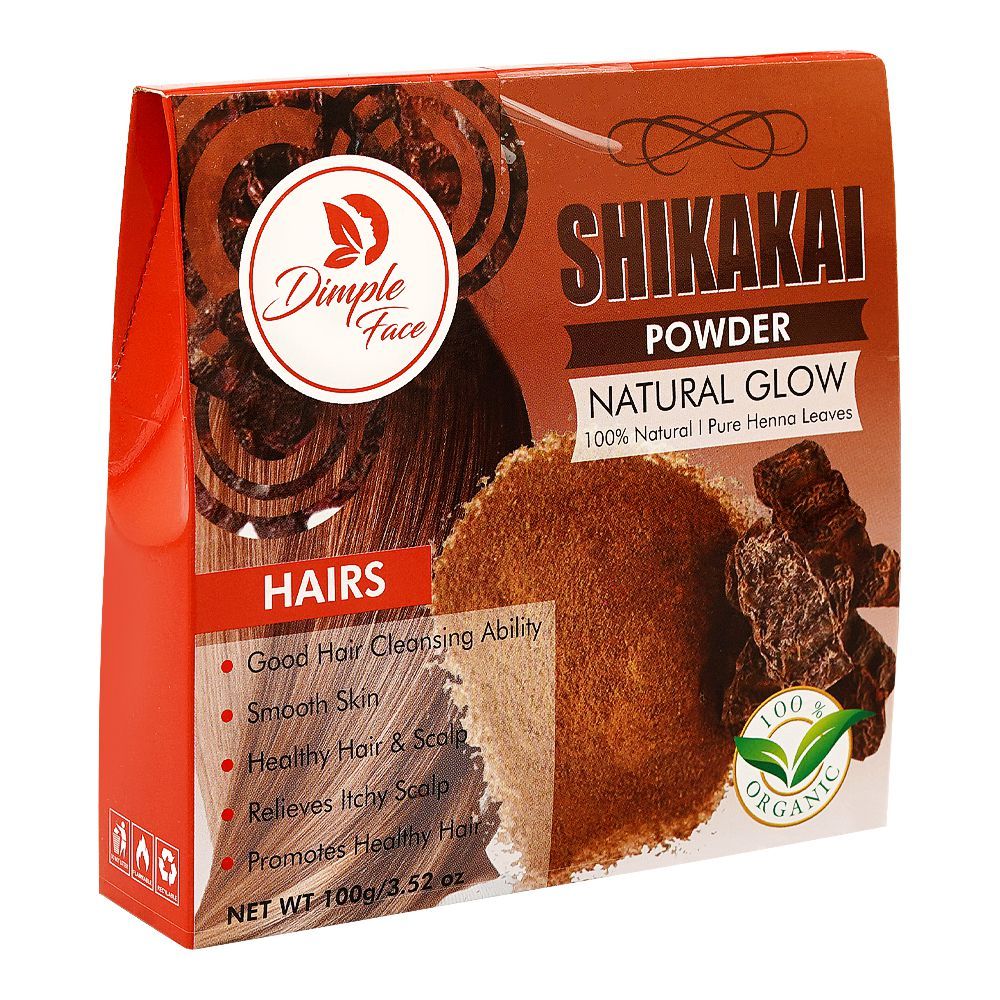 Dimple Face Natural Glow Shikakai Powder, 100g, DF-133 - Main Image