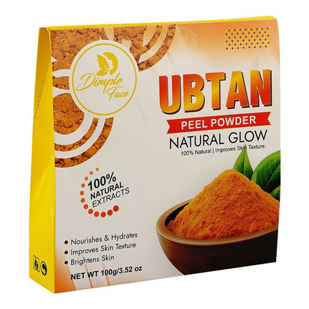 Dimple Face Natural Glow Ubtan Peel Powder, 100g, DF-109 - Main Image