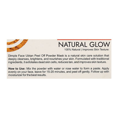 Dimple Face Natural Glow Ubtan Peel Powder, 100g, DF-109 - Image 3