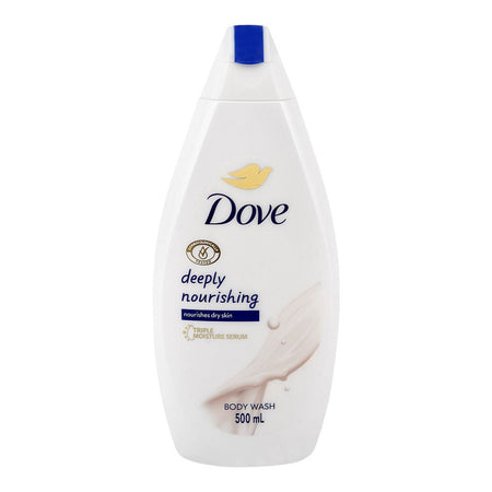 Dove Deeply Nourishing Dry Skin Triple Moisture Serum Body Wash, 500ml - Main Image