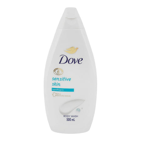 Dove Hypoallergenic Sensitive Skin Triple Moisture Serum Body Wash, 500ml - Main Image