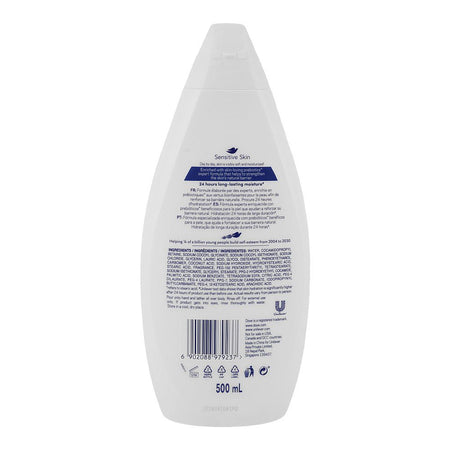 Dove Hypoallergenic Sensitive Skin Triple Moisture Serum Body Wash, 500ml - Image 2