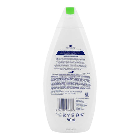 Dove Refreshing Cucumber & Green Tea Triple Moisture Serum Body Wash, 500ml - Image 2