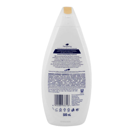 Dove Pampering Shea Butter & Vanilla Scent Triple Moisture Serum Body Wash, 500ml - Image 2