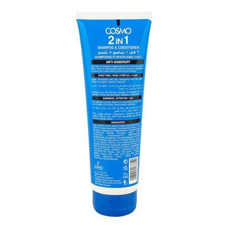 Cosmo Anti-Dandruff 2-In-1 Shampoo & Conditioner, For All Types Of Hair, 275ml - Image 2