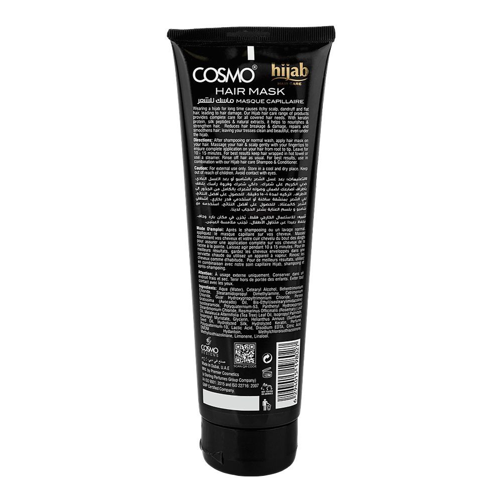 Cosmo Hijab Complete Care Hair Mask, Citric Acid, For Covered Hair, 275ml - Image 2