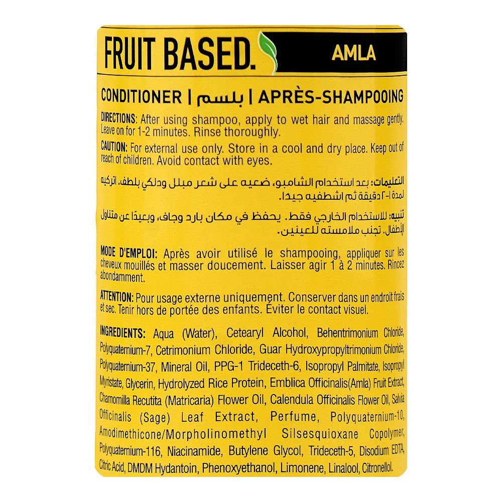 Bio Luxe Naturals Fruit Based Amla Repairing Conditioner, Niacinamide, Citric Acid, For Dry & Frizzy Hair, 480ml - Image 3