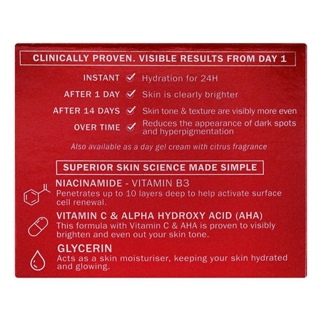 Olay Vitamin C + AHA 24 Night Gel Cream, Niacinamide, Vitamin C, 50ml - Image 3
