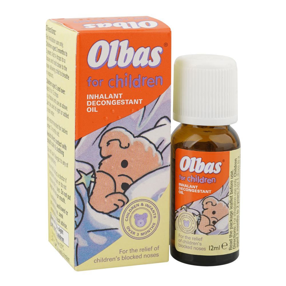 Olbas For Children Inhalant Decongestant Oil, 12ml - Main Image