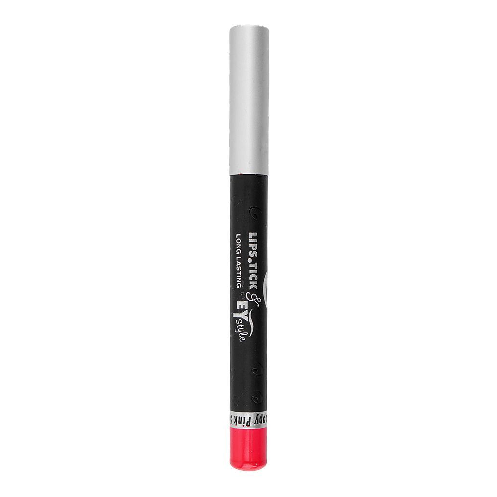Christine Jumbo Lipstick & Eye Style Pencil, 551 Poppy Pink - Image 2